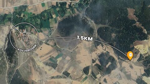 Kütahya Gediz Samralar'da Tarla