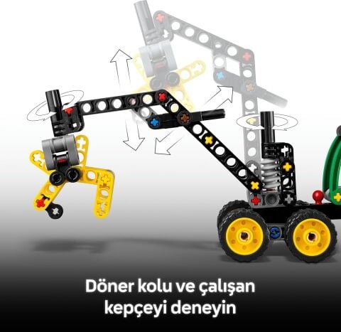 LEGO Technic Tekerlekli Orman Makinesi 42218
