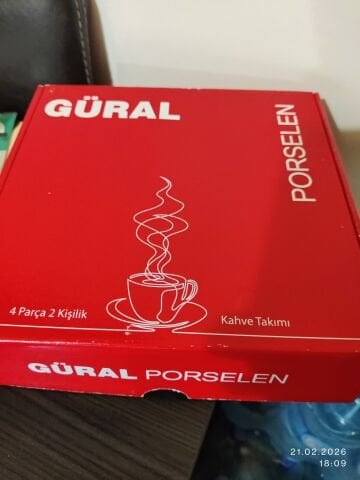 Güral Porselen 2 Kişilik Fincan Takımı