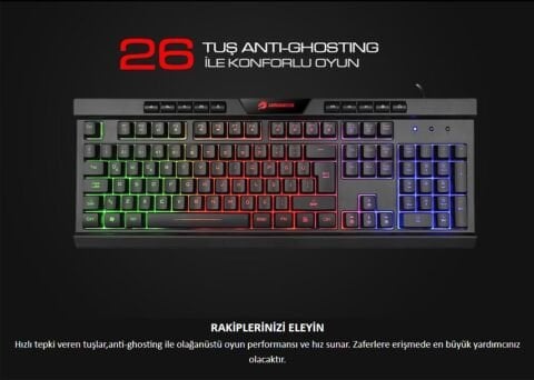 GameBooster G69K ''Outlander'' Membrane Oyun Klavyesi G69K