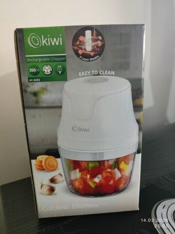 Kiwi KC-8203 Şarjlı Doğrayıcı Blender