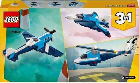 LEGO 31160 Creator Yarış Uçağı 3'ü 1 Arada Yapım Seti
