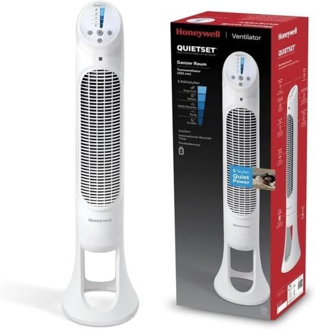 HONEYWELL QuietSet HYF260 Tüm Oda Salınımlı Kule Vantilatör