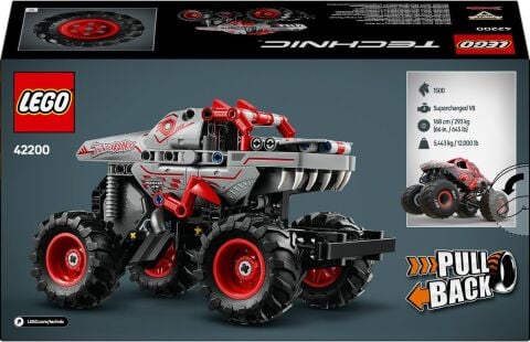 LEGO Technic Monster Jam ThunderROARu Çek-Bırak Oyuncak Kamyon 42200