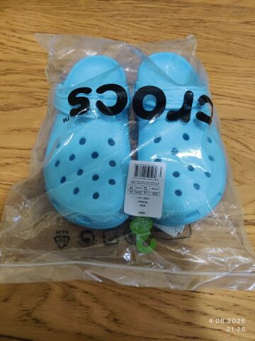 Crocs Classic Terlik Unisex Yetişkin 39-40 Numara Açık Mavi Renk